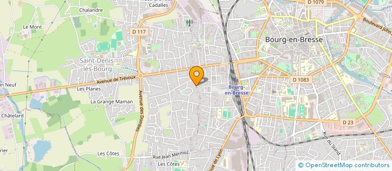 localisation de l'entreprise MONSIEUR ANTOINE GOUTTE-FANGEAS à BOURG-EN-BRESSE