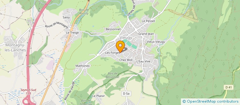localisation de l'entreprise MONSIEUR ANTOINE GOY à ANNECY