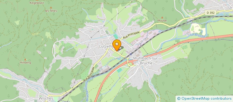 localisation de l'entreprise MONSIEUR ANTOINE GRAFF  LUTZELHOUSE