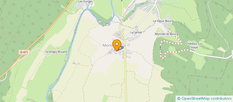 localisation de l'entreprise MONSIEUR ANTOINE GRAND à MONTIGNY-SUR-L'AIN