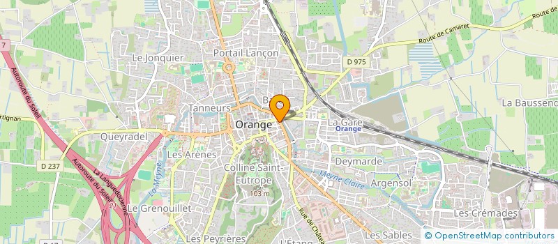 localisation de l'entreprise MONSIEUR ANTOINE GRANERO  ORANGE