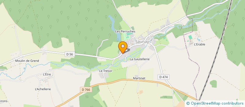 localisation de l'entreprise MONSIEUR ANTOINE GRATEAU  SAUNAY