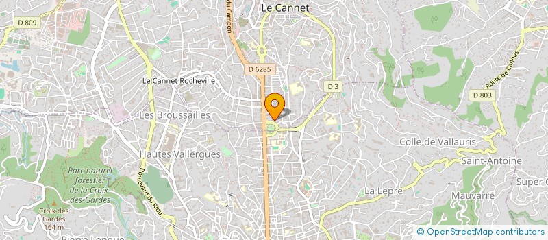 localisation de l'entreprise MONSIEUR ANTOINE GREGO à LE CANNET