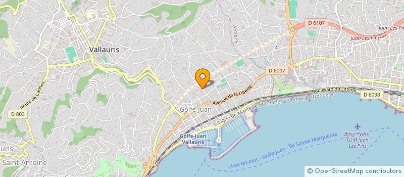 localisation de l'entreprise MONSIEUR ANTOINE GREGORIO à VALLAURIS