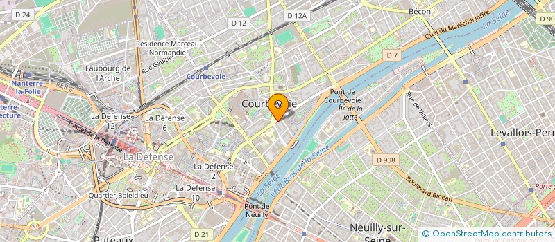 localisation de l'entreprise MONSIEUR ANTOINE GRES à COURBEVOIE