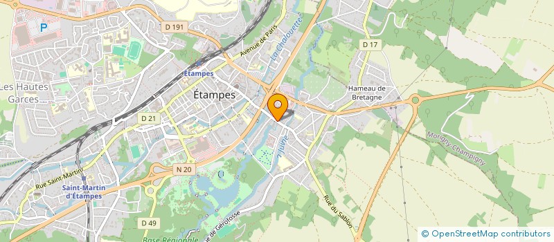 localisation de l'entreprise MONSIEUR ANTOINE GRICHOIS à ETAMPES