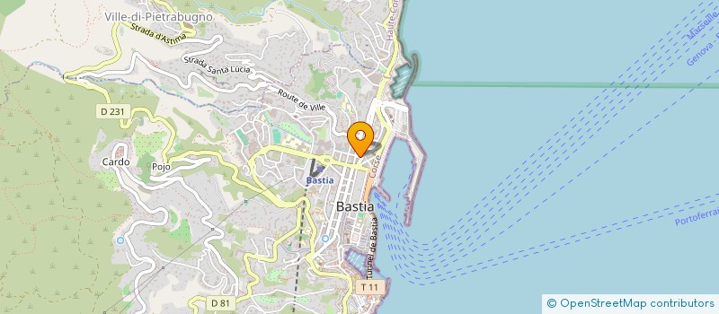 localisation de l'entreprise MONSIEUR ANTOINE GRIMALDI à BASTIA