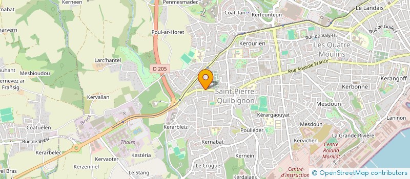 localisation de l'entreprise MONSIEUR ANTOINE GRISART à BREST