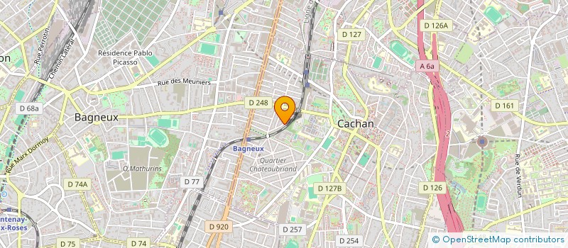 localisation de l'entreprise MONSIEUR ANTOINE GUENEAU à CACHAN