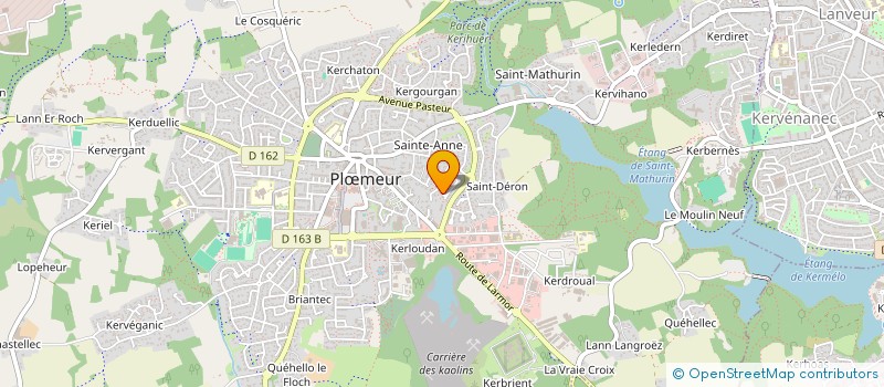 localisation de l'entreprise MONSIEUR ANTOINE GUENERIE  PLOEMEUR