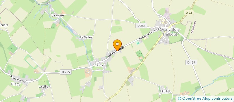 localisation de l'entreprise MONSIEUR ANTOINE GUENIER  CESNY-LES-SOURCES