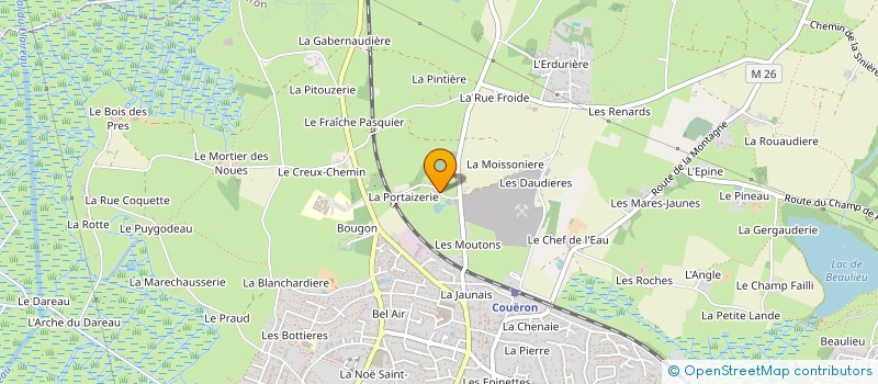 localisation de l'entreprise MONSIEUR ANTOINE GUERCHET à COUERON