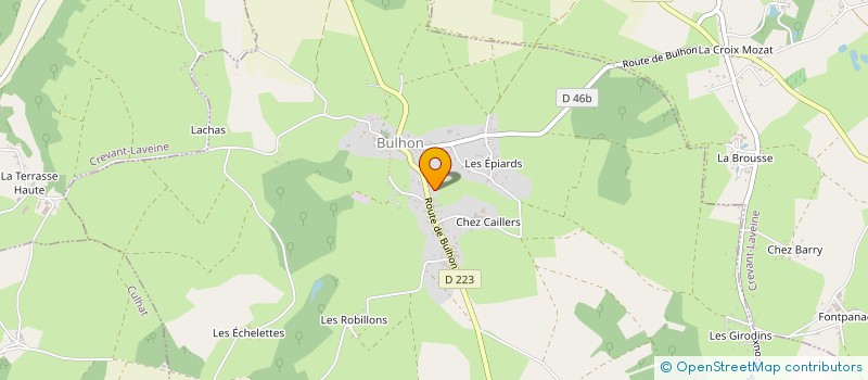 localisation de l'entreprise MONSIEUR ANTOINE GUERIGNEAU  BULHON