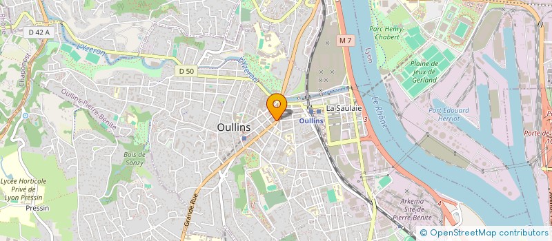 localisation de l'entreprise MONSIEUR ANTOINE GUERIN  OULLINS-PIERRE-BENITE