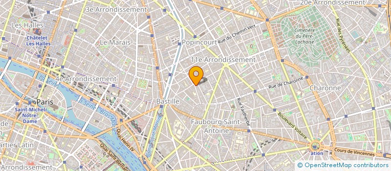 localisation de l'entreprise MONSIEUR ANTOINE GUERIN  PARIS