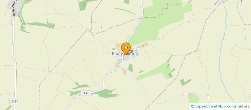 localisation de l'entreprise MONSIEUR ANTOINE GUERIN  MONT-LAURENT