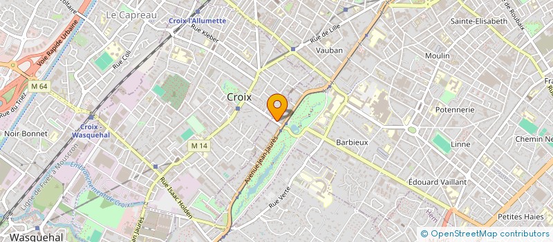 localisation de l'entreprise MONSIEUR ANTOINE GUERRA  ROUBAIX