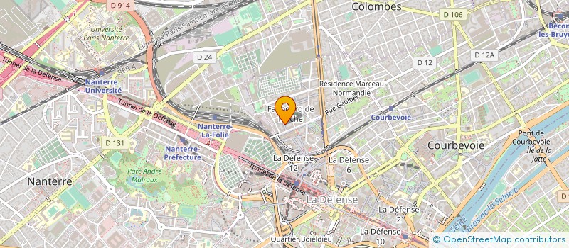 localisation de l'entreprise MONSIEUR ANTOINE GUERRE à COURBEVOIE