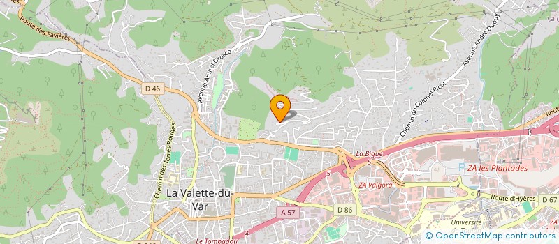 localisation de l'entreprise MONSIEUR ANTOINE GUERRIER à LA VALETTE-DU-VAR