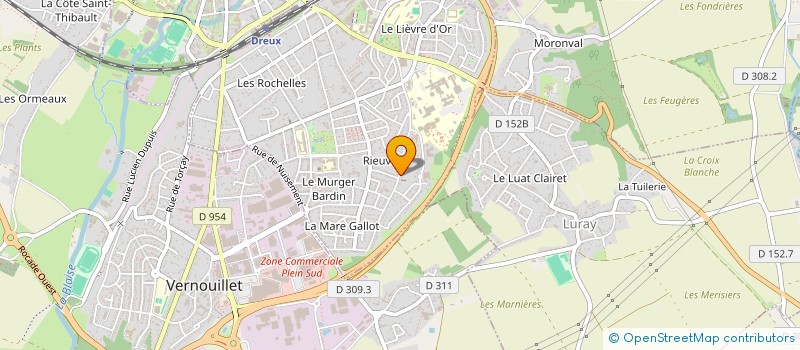 localisation de l'entreprise MONSIEUR ANTOINE GUFFROY à DREUX