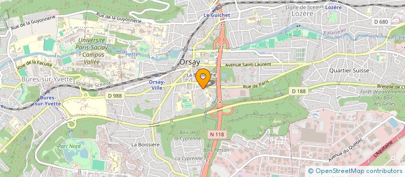 localisation de l'entreprise MONSIEUR ANTOINE GUIDERDONI à ORSAY