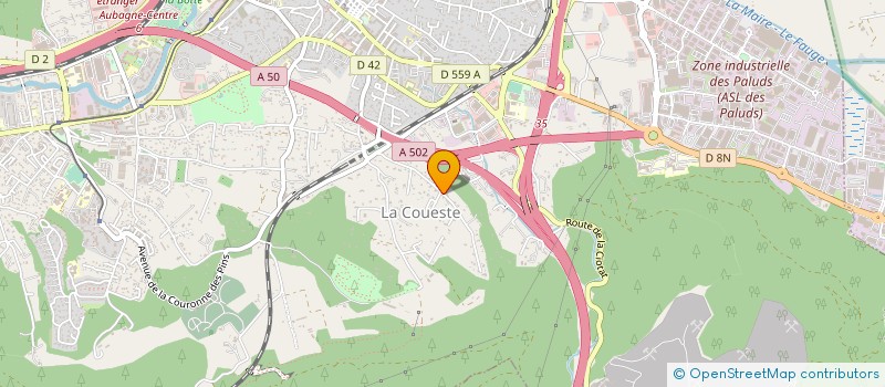 localisation de l'entreprise MONSIEUR ANTOINE GUIDI à AUBAGNE