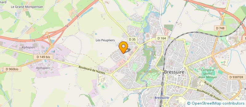 localisation de l'entreprise MONSIEUR ANTOINE GUIGNARD  BRESSUIRE