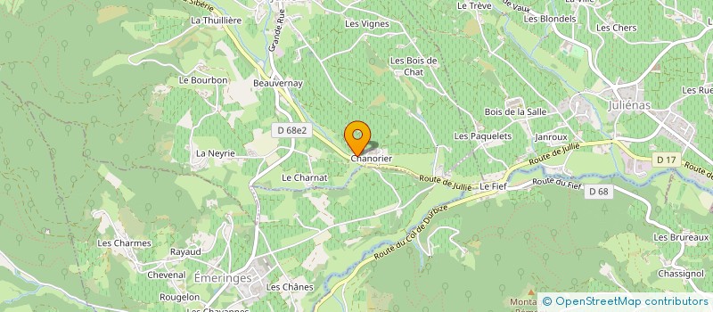 localisation de l'entreprise MONSIEUR ANTOINE GUIGNET à JULIENAS