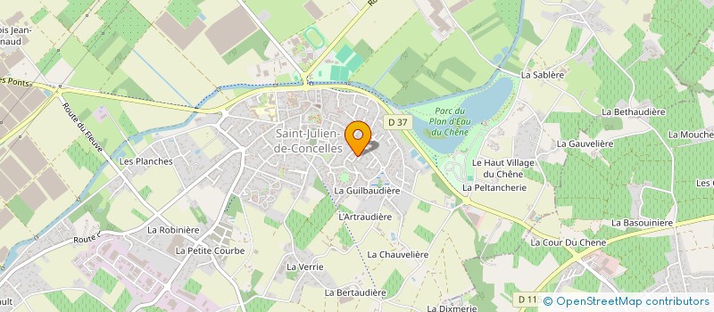 localisation de l'entreprise MONSIEUR ANTOINE GUILBAUD  LE LOROUX-BOTTEREAU