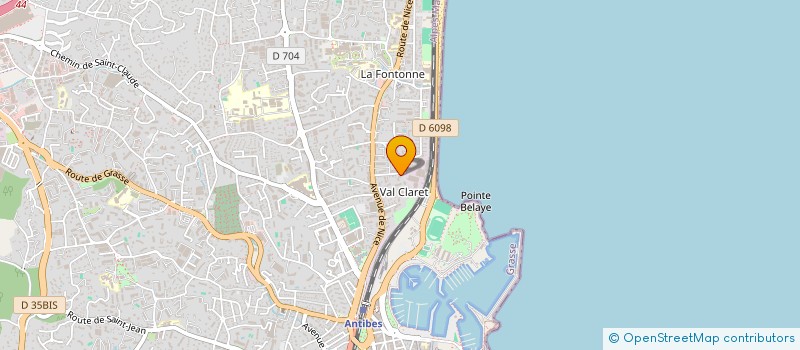 localisation de l'entreprise MONSIEUR ANTOINE GUILLABERT à ANTIBES