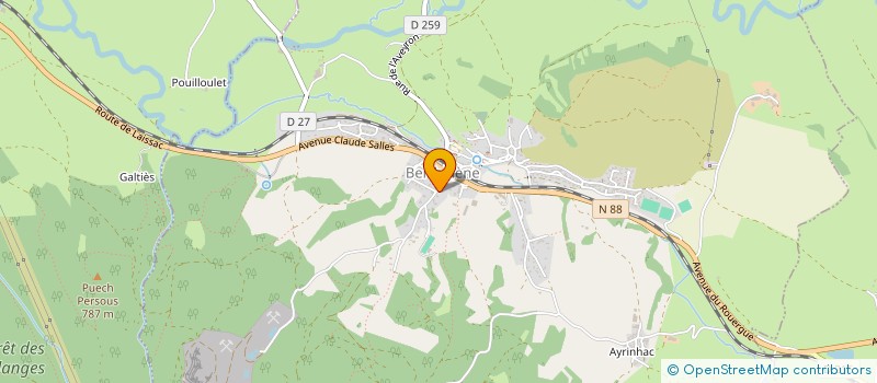 localisation de l'entreprise MONSIEUR ANTOINE GUILLAUME  BERTHOLENE