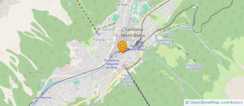 localisation de l'entreprise MONSIEUR ANTOINE GUILLEMONT  CHAMONIX-MONT-BLANC