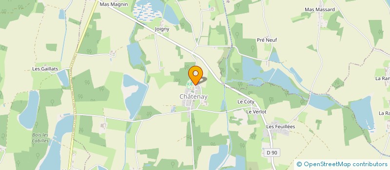 localisation de l'entreprise MONSIEUR ANTOINE GUILLET à CHATENAY