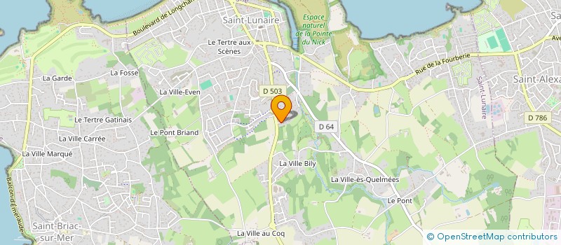 localisation de l'entreprise MONSIEUR ANTOINE GUILLIER  SAINT-LUNAIRE