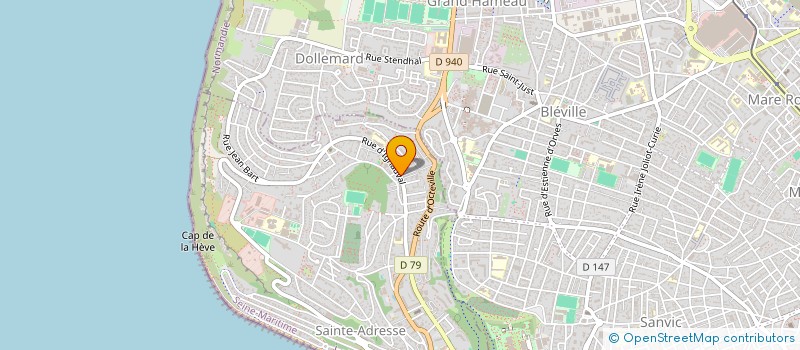 localisation de l'entreprise MONSIEUR ANTOINE GUILLOT  SAINTE-ADRESSE