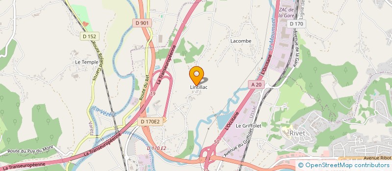 localisation de l'entreprise MONSIEUR ANTOINE GUILLOT  USSAC