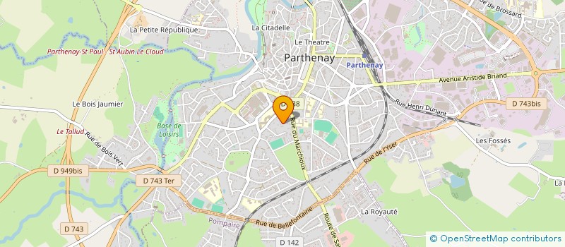 localisation de l'entreprise MONSIEUR ANTOINE GUINARD  PARTHENAY