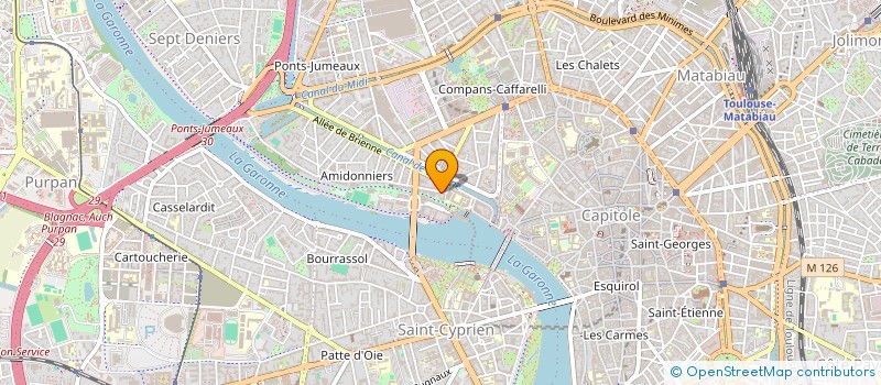 localisation de l'entreprise MONSIEUR ANTOINE GUIRAUDIE à TOULOUSE