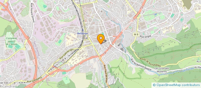 localisation de l'entreprise MONSIEUR ANTOINE GUISON  SAINT-ETIENNE