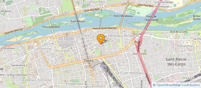 localisation de l'entreprise MONSIEUR ANTOINE GUITTON  TOURS