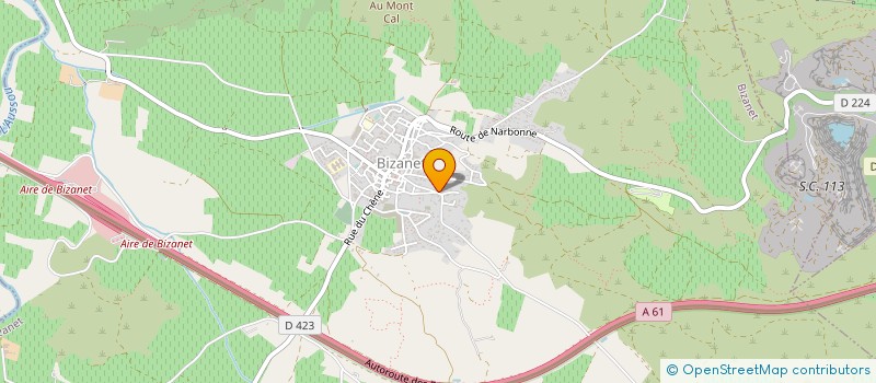 localisation de l'entreprise MONSIEUR ANTOINE GUTIERRES  BIZANET