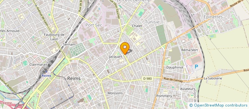 localisation de l'entreprise MONSIEUR ANTOINE GUY MARCEL HAYER  REIMS