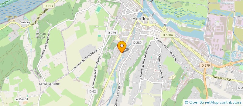 localisation de l'entreprise MONSIEUR ANTOINE GUYOMARCH  HONFLEUR