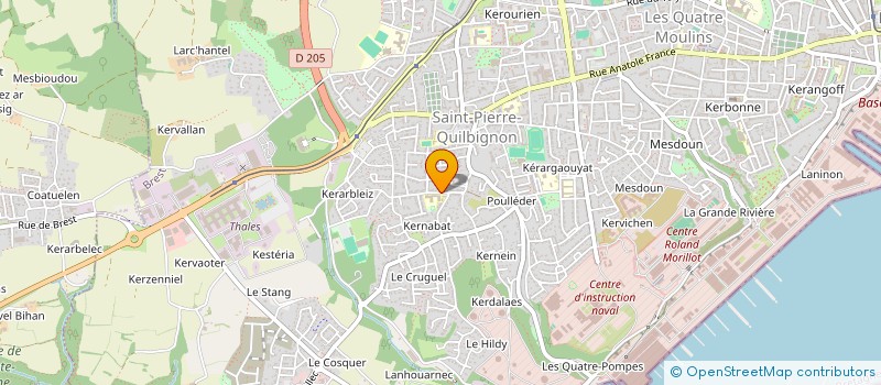 localisation de l'entreprise MONSIEUR ANTOINE GUYOMARD à BREST