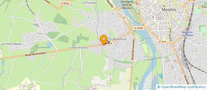 localisation de l'entreprise MONSIEUR ANTOINE GUYOT à MOULINS