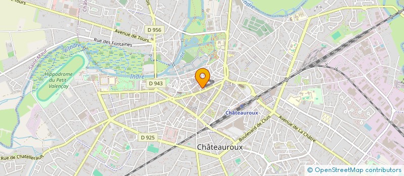localisation de l'entreprise MONSIEUR ANTOINE HACHE à CHATEAUROUX