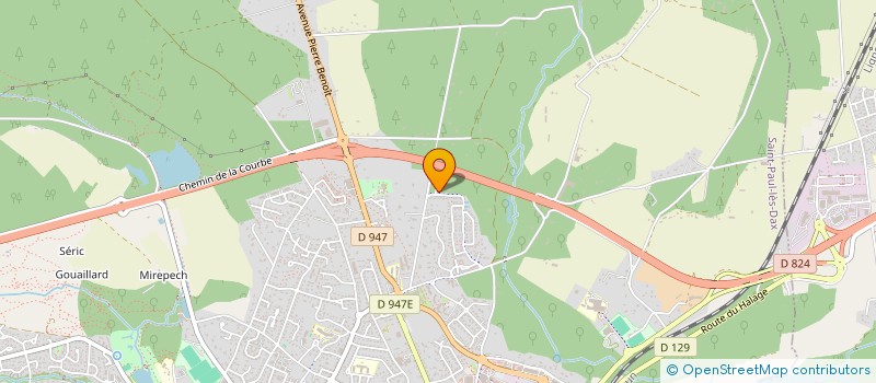 localisation de l'entreprise MONSIEUR ANTOINE HADJERES  SAINT-PAUL-LES-DAX