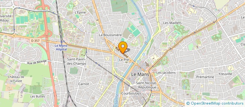 localisation de l'entreprise MONSIEUR ANTOINE HAESAERT  LE MANS