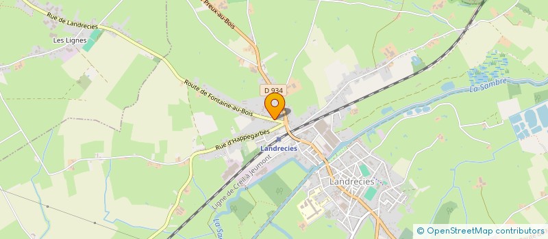 localisation de l'entreprise MONSIEUR ANTOINE HAINAUT à LANDRECIES