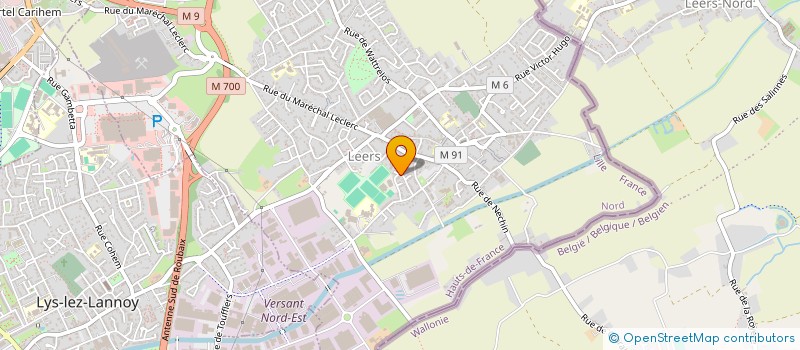 localisation de l'entreprise MONSIEUR ANTOINE HALLOT  LEERS